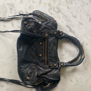 Balenciaga city nano bag black